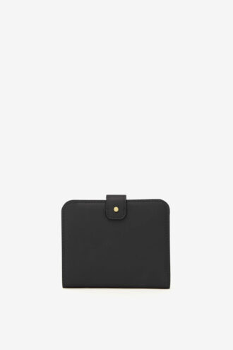 Portefeuille en cuir souple clouté Oskan