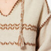 Pull à capuche en tweed de laine mérinos Romera Pull à capuche en tweed de laine mérinos Romera