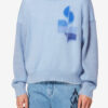 Pull Drany bicolore en mohair avec logo