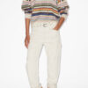 Pull Drussell rayé en mohair brossé Pull Drussell rayé en mohair brossé