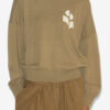 Pull en coton et laine avec logo Marisans
