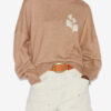 Pull en coton et laine avec logo Marisans