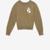 Pull en coton et laine avec logo Marisans