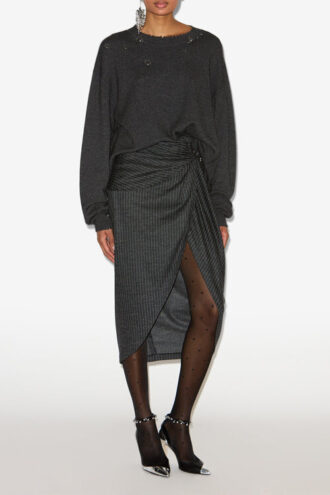 Pull en laine Cassandre avec anneaux