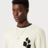 Pull en laine mélangée avec logo Evans