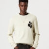 Pull en laine mélangée avec logo Evans