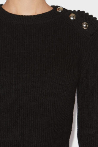 Pull en laine mérinos côtelé Nust