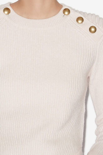 Pull en laine mérinos côtelé Nust