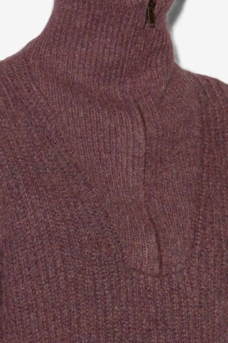 Pull en maille à col zippé Danita