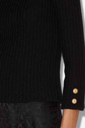 Pull en maille côtelée Dixie