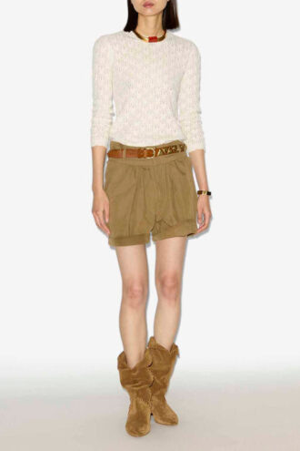 Pull en maille dentelle Obeline