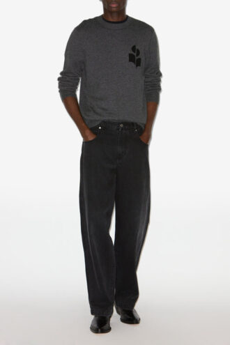 Pull Evans en coton et laine avec logo