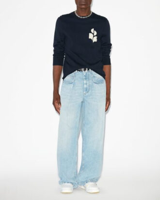 Pull Evans en coton et laine avec logo