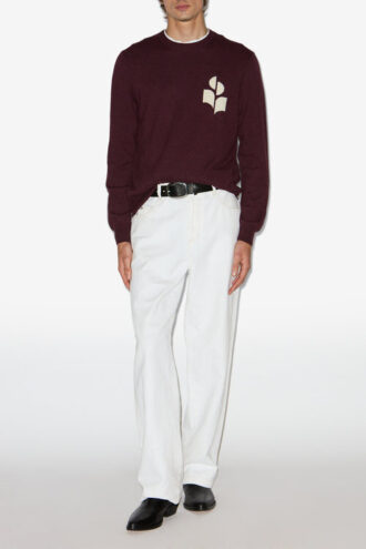 Pull Evans en coton et laine avec logo
