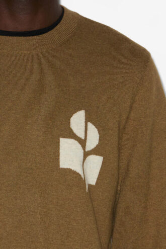 Pull Evans en coton et laine avec logo
