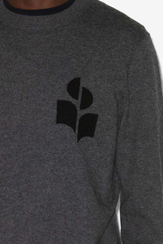 Pull Evans en coton et laine avec logo