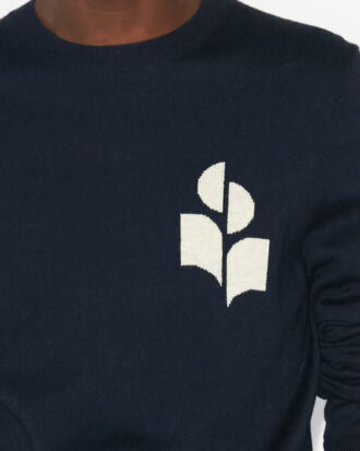 Pull Evans en coton et laine avec logo