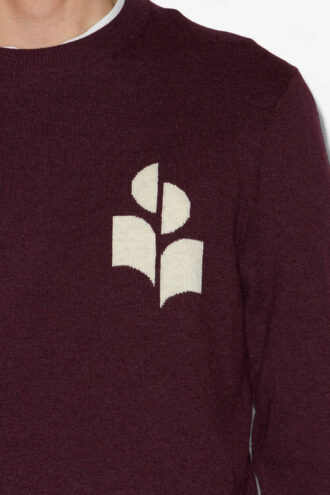 Pull Evans en coton et laine avec logo