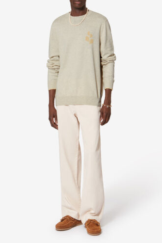 Pull fin en coton et laine Antea