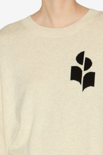 Pull Marisans Logo en coton mélangé