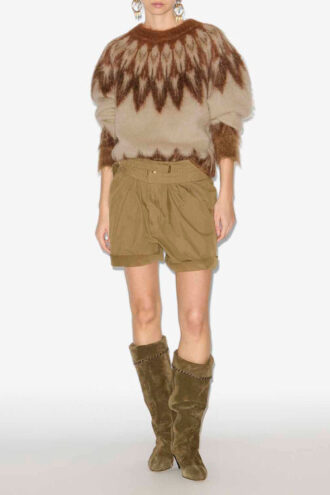 Pull Natania en mohair à motif Fair Isle Pull Natania en mohair à motif Fair Isle