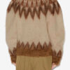 Pull Natania en mohair à motif Fair Isle