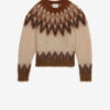 Pull Natania en mohair à motif Fair Isle