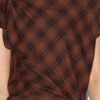 Robe asymétrique à carreaux Naerys Robe asymétrique à carreaux Naerys