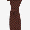 Robe asymétrique à carreaux Naerys Robe asymétrique à carreaux Naerys