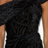 Robe asymétrique imprimée Cyane