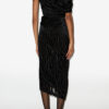 Robe asymétrique imprimée Cyane