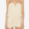 Robe bustier drapée en jersey Adelita Robe bustier drapée en jersey Adelita