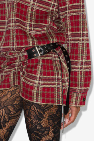 Robe chemise à carreaux Blandia