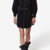 Robe chemise en chambray délavé Moe Robe chemise en chambray délavé Moe