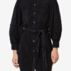 Robe chemise en chambray délavé Moe Robe chemise en chambray délavé Moe