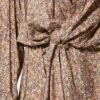 Robe chemise en jacquard de soie à motif floral Harmony Robe chemise en jacquard de soie à motif floral Harmony