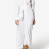 Robe chemise longue en crêpe Samantha Robe chemise longue en crêpe Samantha