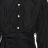 Robe chemise longue en crêpe Samantha