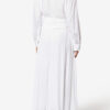 Robe chemise longue en crêpe Samantha Robe chemise longue en crêpe Samantha