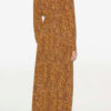 Robe chemise longue en crêpe Samantha