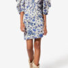 Robe courte Doris en soie stretch imprimée Robe courte Doris en soie stretch imprimée