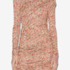 Robe courte drapée en jersey Denise