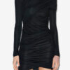 Robe courte drapée en jersey Denise