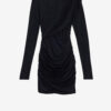 Robe courte drapée en jersey Denise