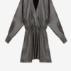 Robe courte drapée métallisée Alexane Robe courte drapée métallisée Alexane