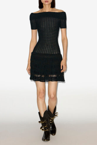 Robe courte en crochet Charlotte