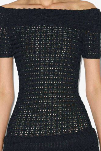 Robe courte en crochet Charlotte