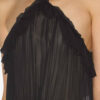 Robe courte en crêpe Betty