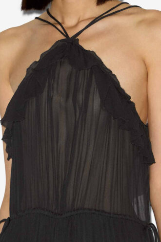 Robe courte en crêpe Betty