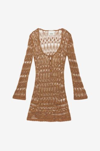 Robe courte en fine dentelle Pia